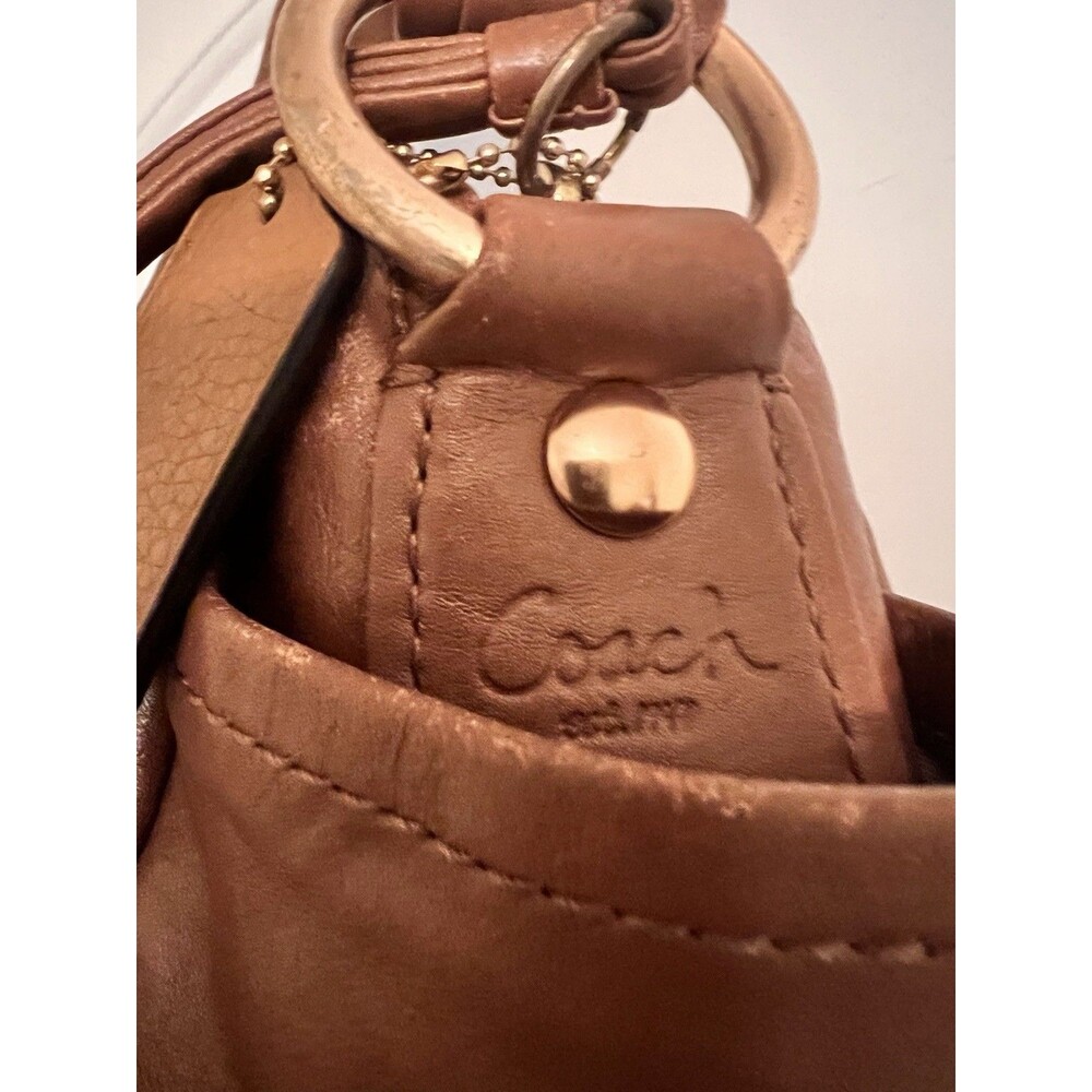 Vintage Coach Parker Shoulder Bag Leather Brown - Picture 4 of 10